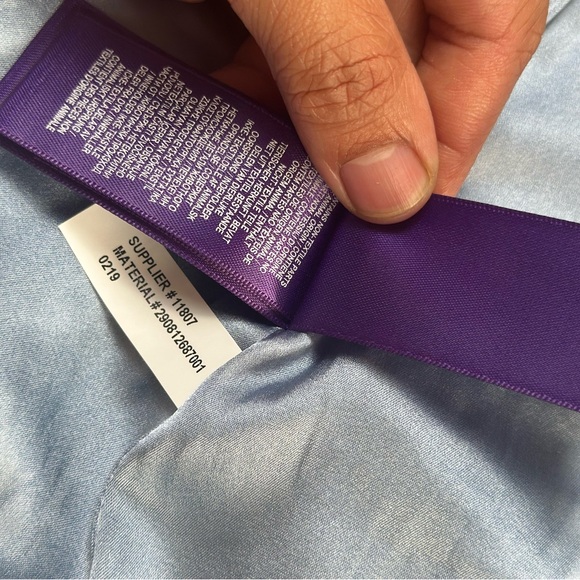 Ralph Lauren Purple Label Chambray Suit Size 4 Made In Italy - Picture 2 of 7